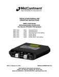 Mid-Continent Instrument MD41-1514 Installation manual