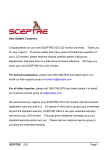 Sceptre X23 User manual