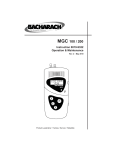 Bacharach MGC100 Specifications