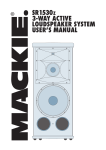 Mackie SR1530Z User`s manual