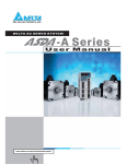 Delta Electronics AC Servo Drive ASDA-AB User manual