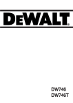 DeWalt DW746X Technical data