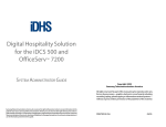iDHS System Administrator Guide for the iDCS 500 Release 2 and