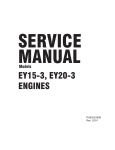Robin America EY20 Service manual