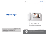 Commax CDV-40N User manual