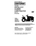 Craftsman EZ3 917.271064 Owner`s manual