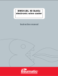 Baumatic BWE41BL User manual