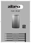 Zibro PH 227 Specifications
