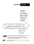 Mitsubishi HS-U570 Operating instructions