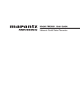 Marantz PM580A User guide