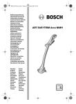 Bosch ART EASYTRIM Accu NIMH Operating instructions