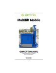 sarvaria Multilift Owner`s manual
