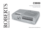 Roberts C9950 Specifications