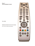 Focus 3 Universal Remote Control
