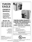 Yukon Oil Furnace Owner`s manual