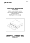Shimadzu ELB300 Instruction manual