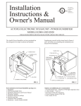 AutoFlo S2000 Owner`s manual