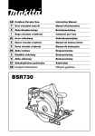 Makita BSR730 Instruction manual