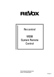 Revox M208 Technical data