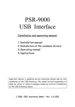 Yamaha PORTATONE PSR-9000 Installation manual