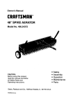 Craftsman 486.24372 Owner`s manual