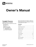 Maytag MQU2057AEW Owner`s manual