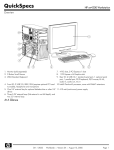 HP xw4200 QuickSpecs