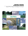 Rain Bird WS PRO LT Operator`s manual