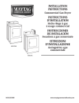 Maytag MDG78 Specifications