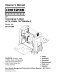 Craftsman 351.811580 Operator`s manual