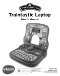 VTech Chuggington Traintastic Laptop User`s manual