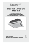 Unical MFCS 21HI User manual