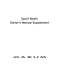 Maxum 2100SC Specifications