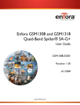 Enfora GSM1218 User guide