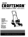 Craftsman 917.378590 Owner`s manual