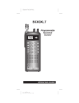 Uniden BC60XLT Specifications