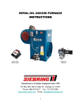 Siebring ROYAL HEAT 240 Specifications