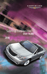 Chrysler Sebring Convertible 2010 User guide