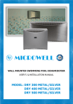 MICROWELL DRY 500 Installation manual