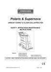 Prochem SN1200 Instruction manual