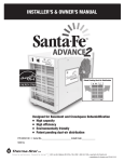 Santa Fe Advance 2 Owner`s manual