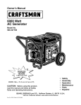 Craftsman 580.327160 Owner`s manual