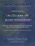 Rocktron Blue Thunder Technical data