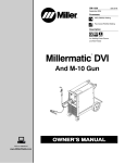 Miller Electric DVI-2 R Owner`s manual