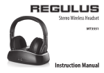 Regulus MT3551 Instruction manual