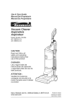 Sears Kenmore 721.33189 Use & care guide