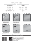 vanEE 90 H Installation guide