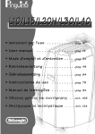 DeLonghi PAC L15 User manual
