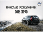 Volvo XC 90 Technical information