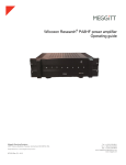 Meggitt PA8HF Instruction manual